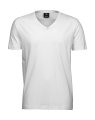 Heren T-shirt V hals Tee Jays 8006 White